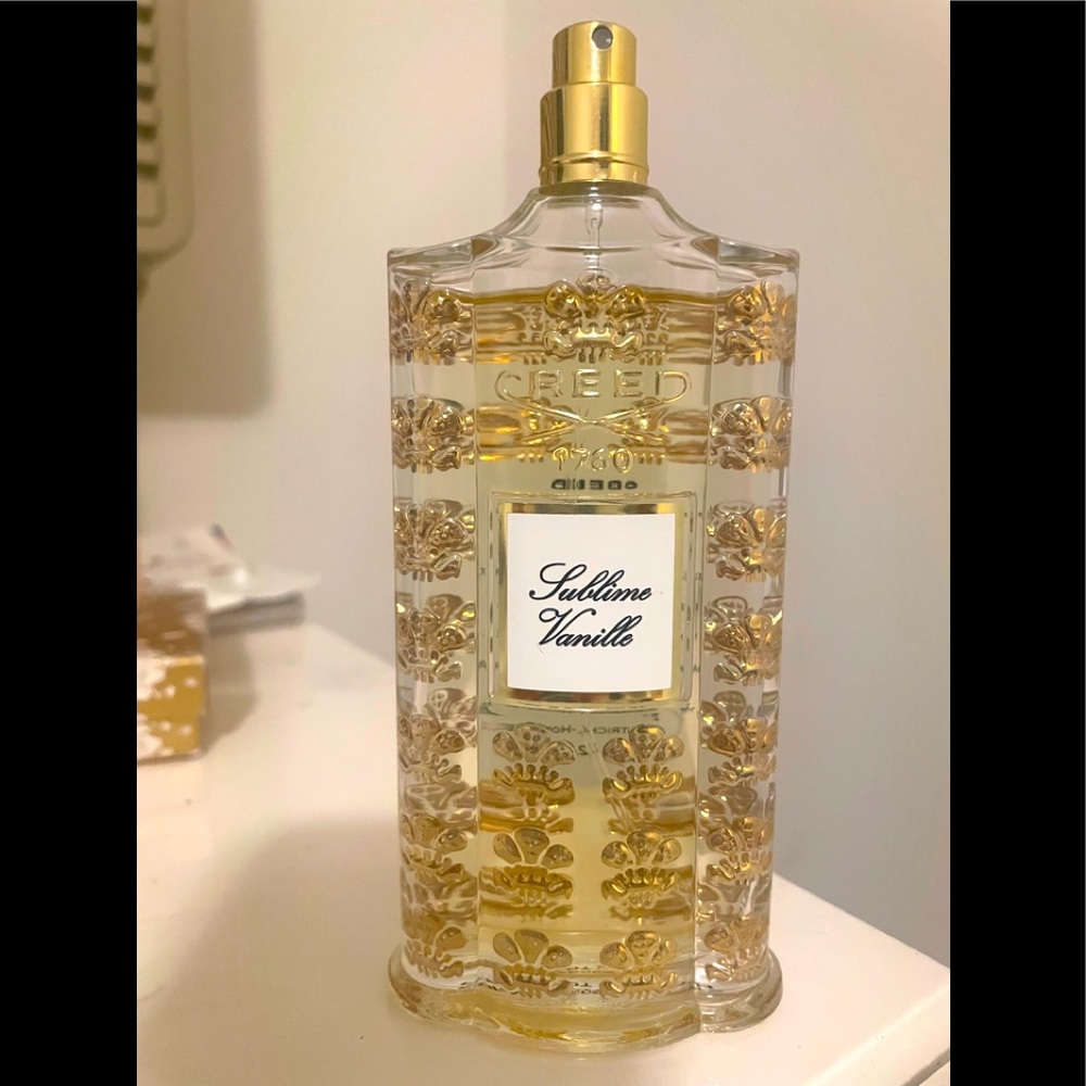 Creed Sublime Vanille  2.5 OZ/75 ml . Sprayed only few times . 95 % bottle full